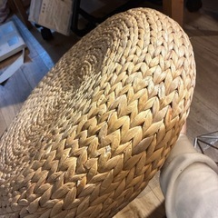 IKEA ALSEDA アルセーダ スツール 天然素材 の画像