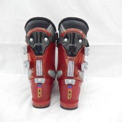 札幌市 清田区 SALOMON サロモン スキーブーツ COURSE100 レッド系 24.0-24.5㎝  スキー靴の画像