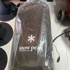 【スノーピーク/Snow Peak】テント・テーブル・椅子 3点セット（国産キャンプ用品/現状渡し）【直接受取限定】の画像