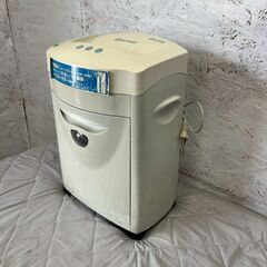 オーム電機 シュレッダー PS-1002 A4サイズ 100V ヘルツフリー 動作確認済 キャスター付 定格時間3分 オフィス家電 Y2428の画像