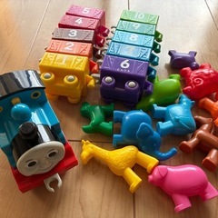 学研ニューブロック　学研トーマス10までつなげての画像