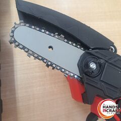 ✨メ-カ-型番不明　中古　電動チェーンソー　21ｖ　説明書　付属品有✨うるま市田場✨の画像