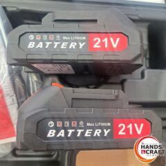 ✨メ-カ-型番不明　中古　電動チェーンソー　21ｖ　説明書　付属品有✨うるま市田場✨の画像