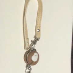 未使用シマエナガ　ハンカチ2枚　リール付きストラップの画像