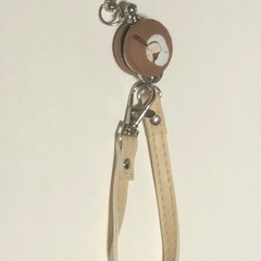 未使用シマエナガ　ハンカチ2枚　リール付きストラップの画像