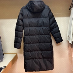 ルコック ロングダウン ベンチコート 黒 レディース L  の画像