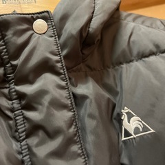 ルコック ロングダウン ベンチコート 黒 レディース L  の画像