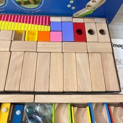 イマジナリウム　木製ビー玉ころがしつみきセットの画像