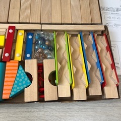 イマジナリウム　木製ビー玉ころがしつみきセットの画像