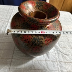 津軽塗り(花立て)の画像