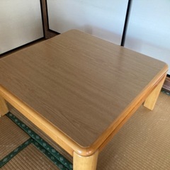正方形家具調こたつの画像