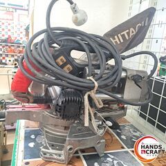 ✨日立　中古　C6RSH　スライドマルノコ　本体のみ　155～165mm　ライト使用不能✨うるま市田場✨の画像