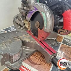 ✨日立　中古　C6RSH　スライドマルノコ　本体のみ　155～165mm　ライト使用不能✨うるま市田場✨の画像