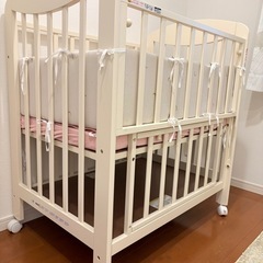 KATOJIベビーベッド PUPPAPUPO ベビー布団/ベッドガード/敷パットセットの画像