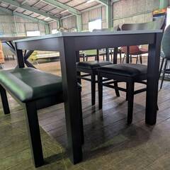 ダイニング4点セットBK/GY色！の画像