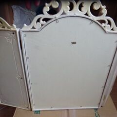 イタリア製　アンティ-ク調　３面鏡の画像