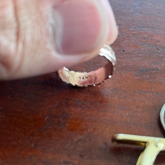 14K刻印 ダイヤ 指輪 ネクタイピン 3点セットの画像