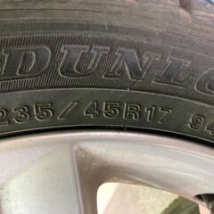 アウディー　A4アバンテ純正ホイール付き　235/45R17の画像