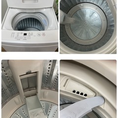R215 ☀️ 人気モデル♪ 無印良品 洗濯機（洗濯5.0㎏)  20年製 MJ-W50A ⭐ 動作確認済 ⭐ クリーニング済の画像