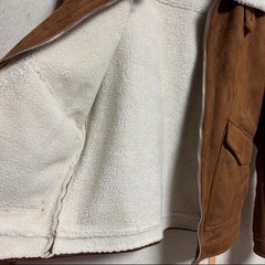 Bershka ベルシュカ　ボアジャケット　Sサイズ　メンズ　コート　ブルゾンの画像