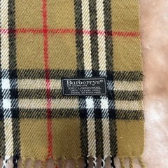 バーバリーズBurberrysマフラーストールショールスカーフブラウン茶色ベージュノバチェックウール毛100％縦約174センチ横約30センチイングランド製イギリス製英国製レディース女性用婦人ウィメンズwomen’sメンズmen’s男性用紳士ユニセックス男女兼用の画像