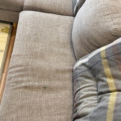 3人掛け L字型 オットマン付き ソファ の画像