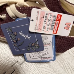 【新品未使用】コーデュロイスニーカーの画像