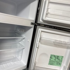 2023年　アイリスオーヤマ　冷蔵庫　87L くろ黒の画像