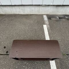 3段テレビ台 ラック ダークブラウンの画像