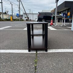 3段テレビ台 ラック ダークブラウンの画像