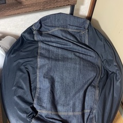 無印良品 体にフィットするソファー （大）本体+カバー 幅６５×奥行６５×高さ４３ｃｍ の画像