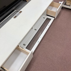 【一点のみ】テレビボード　ホワイトの画像