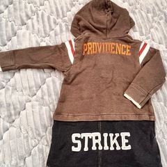 WILLMATE フード付きワンピース 95サイズの画像