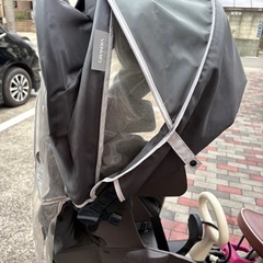 オージーケー RCR-010 自転車 チャイルドシート レインカバー 自転車カバー 子供乗せ 後ろ カバー 子乗せ 後ろ乗せレインカバーの画像
