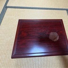 花台　飾り台　盆栽台　和風　木製　日本製　34×47×高さ12の画像