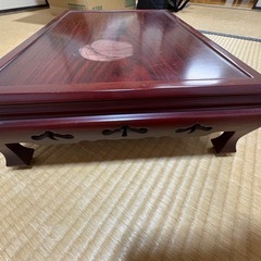 花台　飾り台　盆栽台　和風　木製　日本製　34×47×高さ12の画像