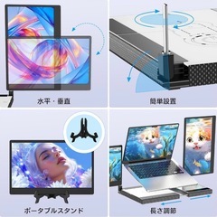 【大特価】トリプルモバイルモニター ポータブルモニター 14インチの画像