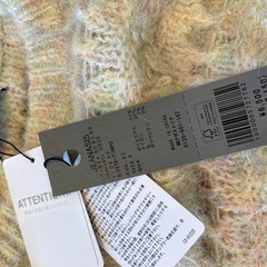 ジーナシスJEANASIS 新品タグ付 ニット　セーター　トップス　イエロー系の画像