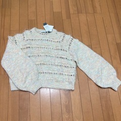 ジーナシスJEANASIS 新品タグ付 ニット　セーター　トップス　イエロー系の画像