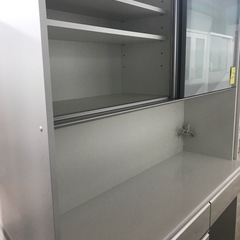 ジャングルジャングル貝塚店　レンジボード　食器棚　ホワイト　大容量　ファミリータイプ　貝塚市　二色浜　リサイクルショップの画像