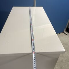 【格安】食器棚 キッチンカウンター ホワイト 小型家電収納付き 早い者勝ち 引取歓迎 配送OKの画像