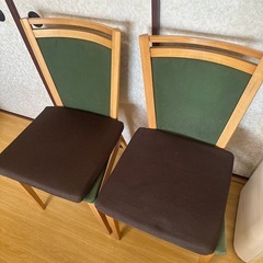 ダイニングチェア 2脚 椅子の画像