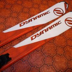 DYNAMIC ダイナミック 140cm ジュニア カービング スキー板 VR07 ビンディング セットの画像