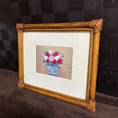 アンティーク　ポストカード額縁の画像