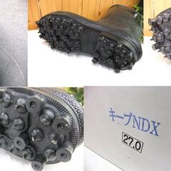 未使用品 ダイドー 総ゴム長靴 スパイク底 Daido NONSLIP キープNDX 27cm 札幌市厚別区 厚別店の画像