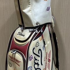 oj3720k Titleist キャディバッグ GOLF ゴルフバック タイトリスト 中古品 現状品の画像