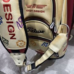 oj3720k Titleist キャディバッグ GOLF ゴルフバック タイトリスト 中古品 現状品の画像