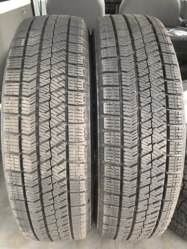 14インチアルミホイール スタッドレス155/65R14 4本 バリ溝　ブリジストン VRX2