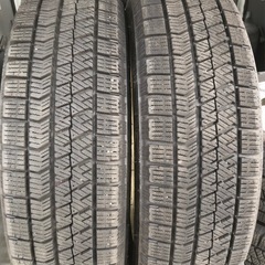 14インチアルミホイール スタッドレス155/65R14 4本 バリ溝　ブリジストン VRX2の画像
