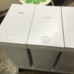 万代店　ゴミ箱3連　キャスター付の画像